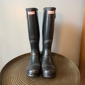 Hunter Original Tall Rain Boots – Black Gloss | Women’s Size 6
